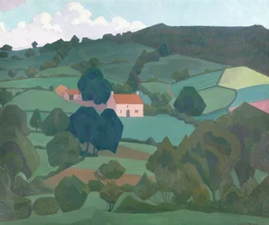 Ferme de Burford, Devon, 1918